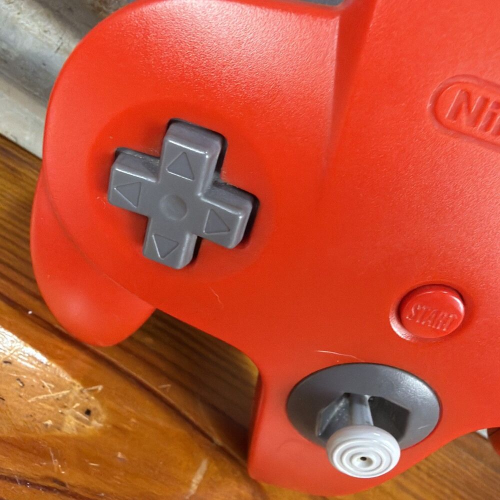 Nintendo 64 OEM Controller (Red) Cleaned | Tested With Memory/Controller Pack - Picture 6 of 16